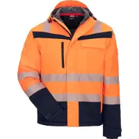 Nitras Warnschutz Winter Softshelljacke Gr. 4XL orange
