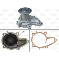 Valeo Kühlmittelpumpe Wasserpumpe für NISSAN PRIMERA (P11) 506737