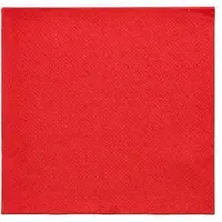 Papstar Servietten 1/4-Falz, 24x24 cm rot, "DAILY Collection" | Folie (20 Stück)