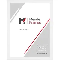 MendeFrames H300 Holzrahmen Klassisch weiß 20x30 cm Klarglas