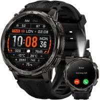 Kospet TANK T4C Smartwatch HerrenTaschenlampe Walkie-Talkie-Funktion Gesundheitsüberwachung Vollmetallgehäuse