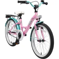 Bikestar Kinder Fahrrad ab 6 Jahre | 20 Zoll Classic Kinderrad | Pink