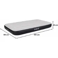 Avenli Luftmatratze Camping BeamRest grau 191x99x25cm
