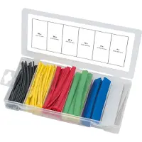 Ks Tools Sortiment Schrumpfschläuche, farbig, 100-tlg ( 970.0540 )