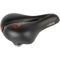 Velo , Sattel, Plush Gel Elasto, schwarz, 275x213mm