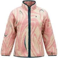 Peak Performance - Fleecejacke mit Reißverschluss und Sherpa-Futter &ndash; für Damen &ndash; W Graphic Pile Jacket Topo Swirl - W Graphic Pile Jacket