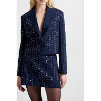 French Connection Sherry Embellished Blazer Navy Größe: XS | Blazer Outlet | Damen | Blau