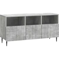 vidaXL TV-Schränk Betongrau 102 x 34,5 x 50 cm Holzwerkstoff