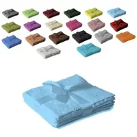 EXKLUSIV HEIMTEXTIL 12 x Seiftuch 500 g/m2 30 x 30 cm Hellblau