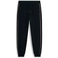 Tommy Hilfiger Jogginghose Global Stripe MW0MW42882 Blau Regular Fit