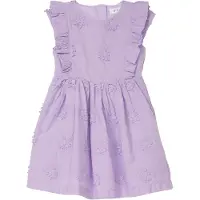 s.Oliver Kleid Kurzes Kleid mit Flügelärmeln und floraler Stickerei