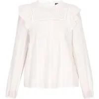 Dreimaster Women Blouse in offwhite | Gr.: XL