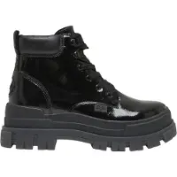 Buffalo Damen Elegante Stiefelette Aspha Lace Up Mid 1622634 Schwarz