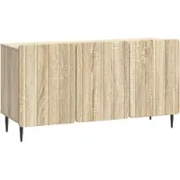 vidaXL TV-Schränk Sonoma-Eiche 99 x 34,5 x 52 cm Holzwerkstoff