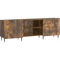 vidaXL TV-Schränk Geräucherte Eiche 150 x 31 x 52 cm Holzwerkstoff