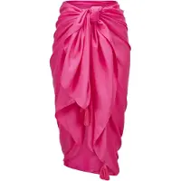 Codello Sommerrock "Pareo", Damen, pink, Casual, relaxed fit, Röcke Sommerrock, mit Quasten