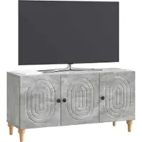 vidaXL TV-Schränk Betongrau 99 x 34,5 x 50 cm Holzwerkstoff