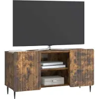 vidaXL TV-Schränk Geräucherte Eiche 102 x 34,5 x 52 cm Holzwerkstoff