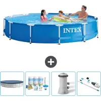 Intex Frame Pool Rund - 366x76 cm - 5-teilig SCB5