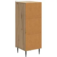vidaXL Sideboard Artisan-Eiche 34,5 x 33 x 92 cm Holzwerkstoff