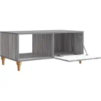 vidaXL Couchtisch Graues Sonoma 90 x 50 x 40 cm Holzwerkstoff