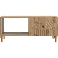 vidaXL Couchtisch Artisan-Eiche 90 x 50 x 40 cm Holzwerkstoff