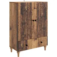 vidaXL Sideboard Altholz 66 x 34,5 x 95 cm Holzwerkstoff