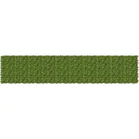 vidaXL Balkonsichtschutz mit Blättern Grün und Gelb 500 x 100 cm