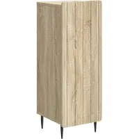 vidaXL Sideboard Sonoma-Eiche 34,5 x 33 x 92 cm Holzwerkstoff