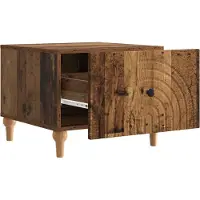 vidaXL Couchtisch mit Schubladen Altholz 49 x 50 x 40 cm Holzwerkstoff