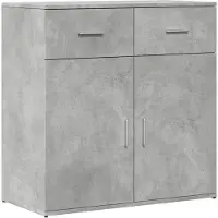 vidaXL Sideboard Betongrau 79x38x80 cm Holzwerkstoff