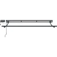 vidaXL Manueller Markisenrahmen mit LEDs 3,5 x 2,5 m