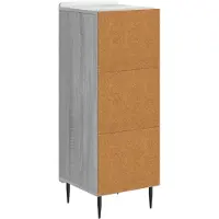 vidaXL Sideboard Graues Sonoma 34,5 x 33 x 92 cm Holzwerkstoff