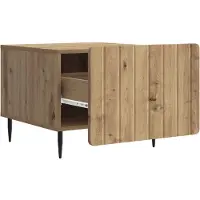 vidaXL Couchtisch Artisan-Eiche 49 x 50 x 42 cm Holzwerkstoff