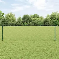 Syfax Zaun mit Pfosten Grün