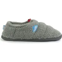 Nuvola . Hausschuhe Herren Damen rutschfester Sohle warm gepolstert bequem grau 46/47 EU - UNCLSHEP