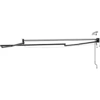 vidaXL Elektrisches Markisenrahmen Anthrazit 2,5 x 2 m Aluminium