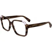 Longchamp LO2763 N 55/14/140 Brillen Striped Pfirsich/Rosa Acetat FRAU LO2763 N