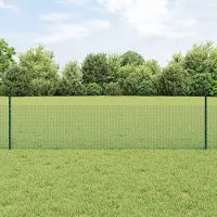 Syfax Zaun mit Pfosten Grün