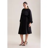 Seidensticker Sommerkleid "Schwarze Rose" 1/1 Rundhals Uni
