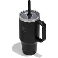 Hydroflask - Travel Tumbler Clear Lid - Isolierbecher Gr 946 ml schwarz