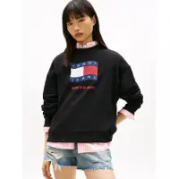 Tommy Hilfiger Sweatshirt "TJW BXY WAVY FLAG CREW EXT", Boxy Fit mit Rundhals