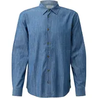 s.Oliver Shirts Blue Denim Größe: L | Business hemden Outlet | Herren | Blau