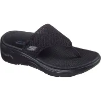 SKECHERS Go Walk Arch Fit 2.0 Teenslippers - Zwart - Maat 36