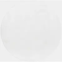 KADIMA DESIGN Teppich Schlafzimmer Unifarben Elegant Waschbar Strapazierfähig Wohnzimmer Esszimmer Rund Weiß 160x160 cm – NECKAR von