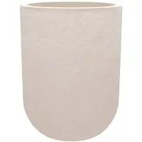 Eda Pflanzgefäß 'Volcania Up Egg', beige, ca. Ø 38 x H 36 cm