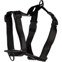 Flamingo H-Geschirr Zorba schwarz, Größe: XL / Breite: 32 mm