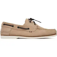 Tommy Hilfiger TH Boat Shoe Core Suede Bootschoen - Taupe - Maat 44