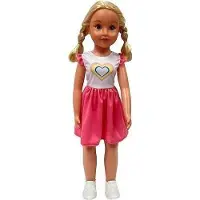 Smily Play Julka Laufpuppe 70 cm, interaktiv, Haare kämmbar, folgt an der Hand, Modell SP83932