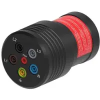Ht instruments CEE-63A Messadapter (CEE 5 Pol Stecker mit 5 Anschlussbuchsen)